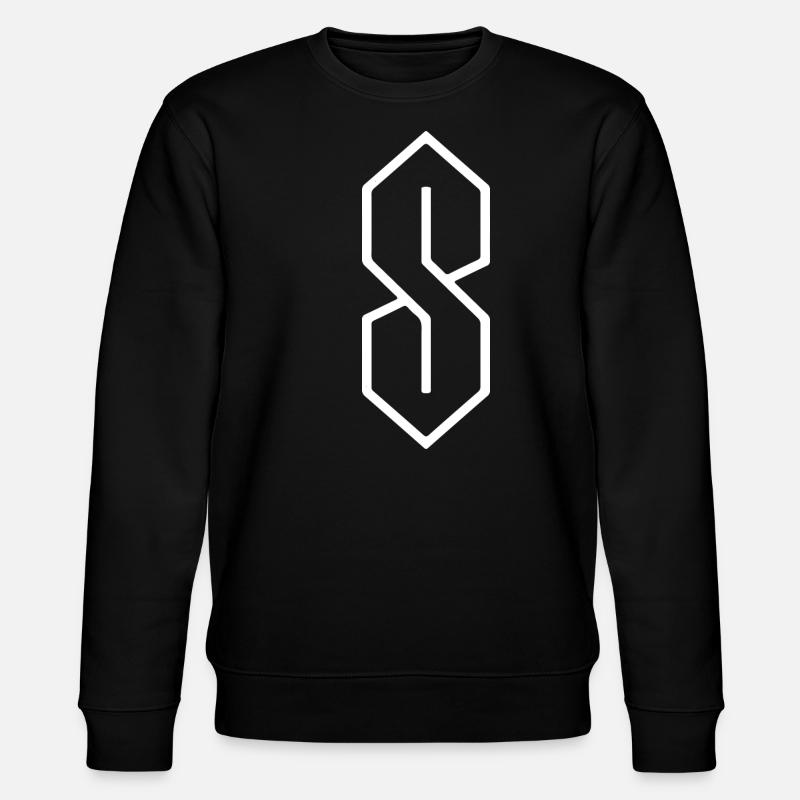 90s 90s Retro Gift - Stanley/Stella CHANGER Unisex Organic Sweatshirt - black