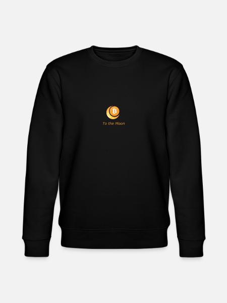 Crypto to the Moon - Stanley/Stella Unisex Bio-Sweatshirt CHANGER  - Schwarz