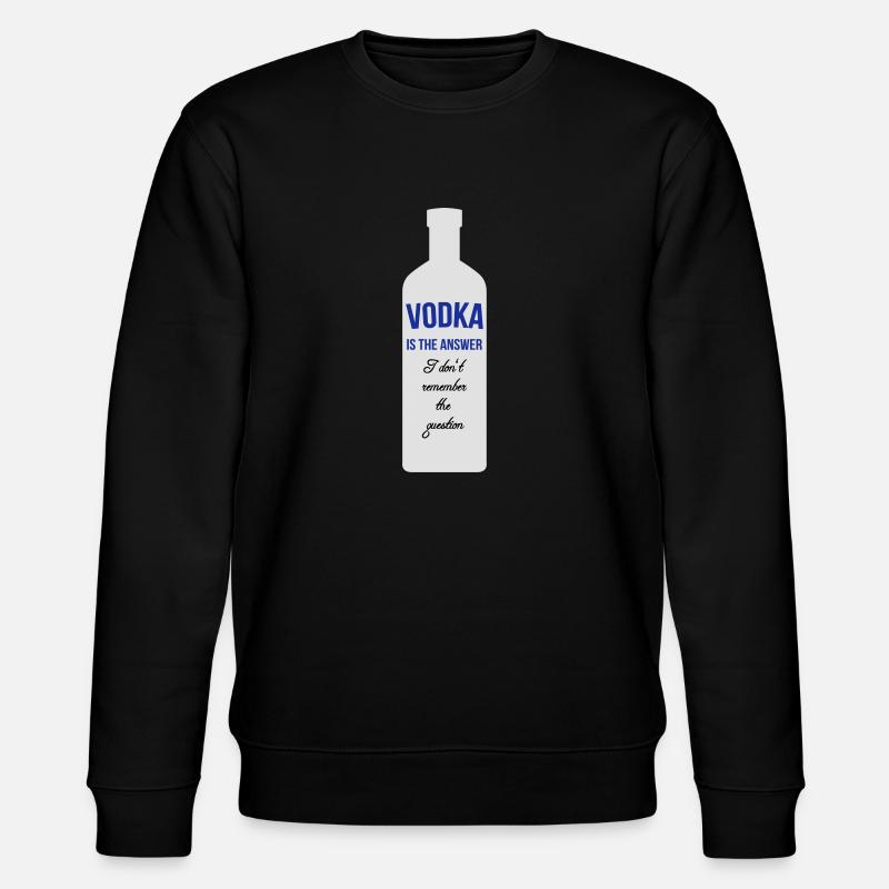 Vodka is the Answer - Stanley/Stella Unisex Bio-Sweatshirt CHANGER  - Schwarz