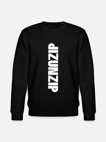 ZIP/UNZIP WHITE - Stanley/Stella CHANGER Unisex Organic Sweatshirt - black