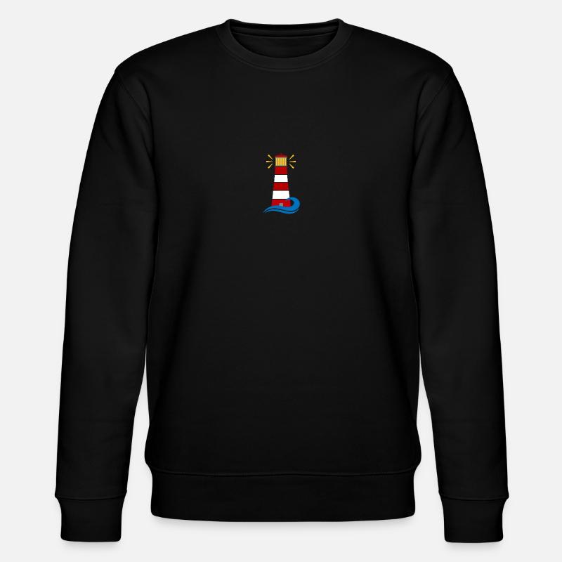 Leuchtturm - Stanley/Stella Unisex Bio-Sweatshirt CHANGER  - Schwarz