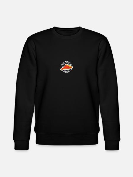 ALL I NEED IS PIZZA - Stanley/Stella CHANGER Unisex Organic Sweatshirt - black