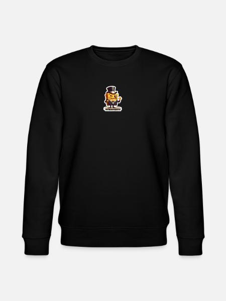 Mr Cheesefluencer Cheese Charm - Stanley/Stella CHANGER Unisex Organic Sweatshirt - black