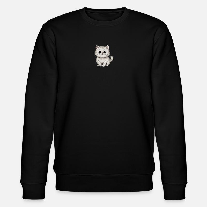 Persian cat - Stanley/Stella CHANGER Unisex Organic Sweatshirt - black