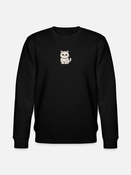 Persian cat - Stanley/Stella CHANGER Unisex Organic Sweatshirt - black