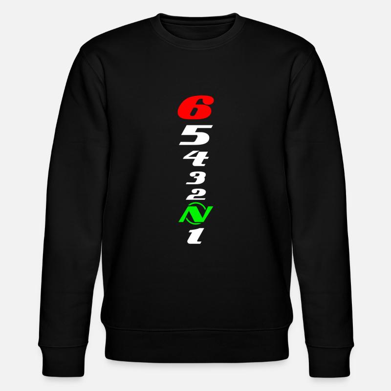 Boite de vitesses moto - Sweat bio CHANGER Stanley/Stella Unisexe - noir