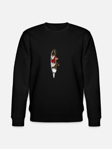 Three Gnomes Holidays Christmas - Stanley/Stella CHANGER Unisex Organic Sweatshirt - black