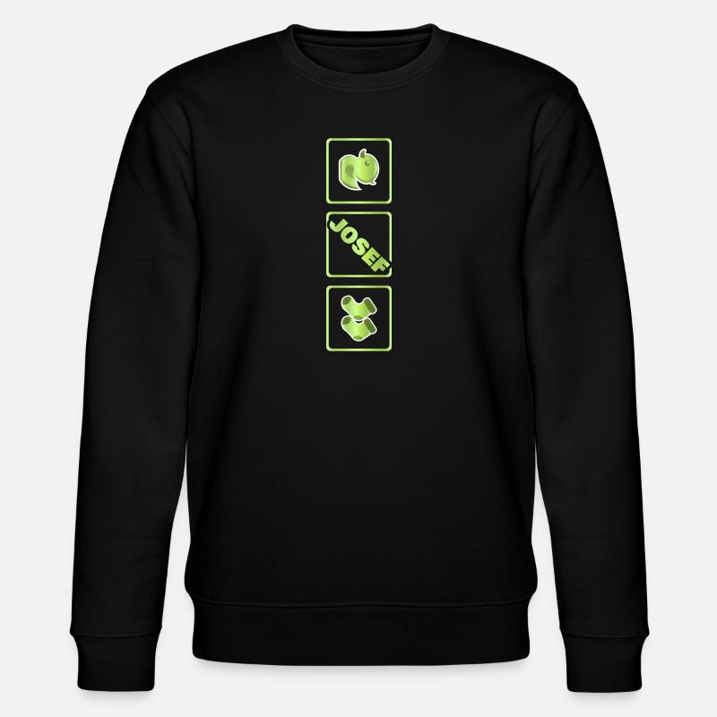 Geschenk für Josef - Stanley/Stella Unisex Bio-Sweatshirt CHANGER  - Schwarz
