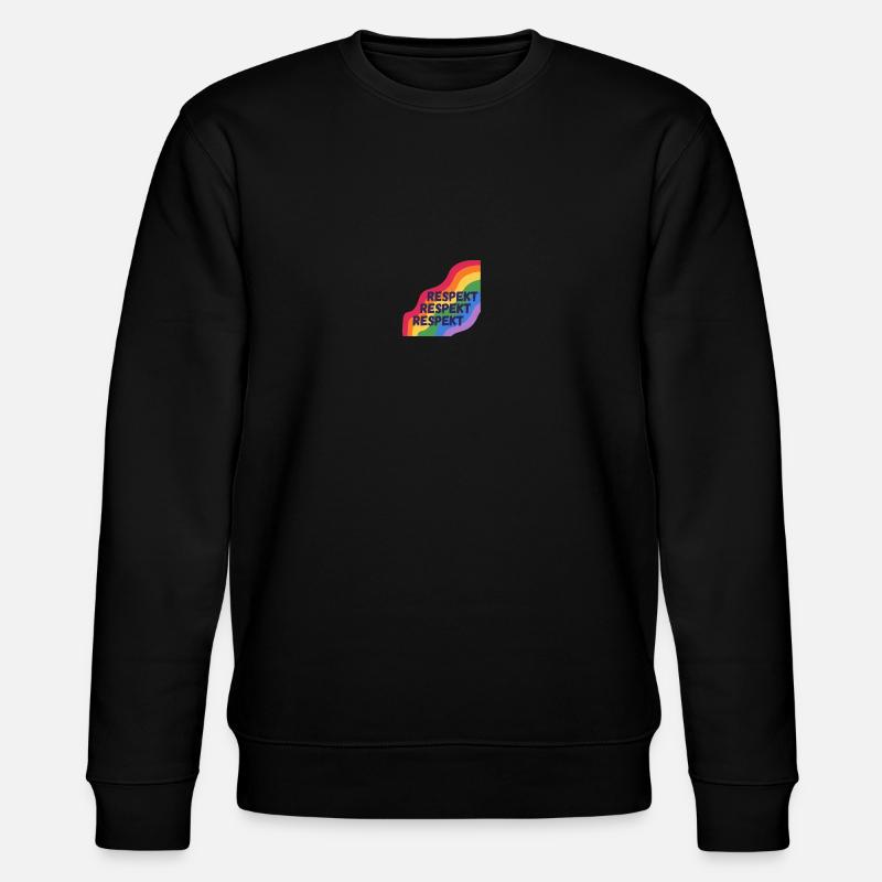 Pride Respekt - Stanley/Stella Unisex Bio-Sweatshirt CHANGER  - Schwarz