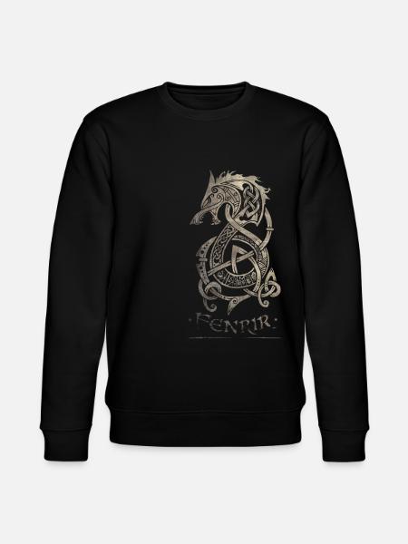 Fenrir Wolf Celtic Tribal Valhalla - Sweat bio CHANGER Stanley/Stella Unisexe - noir
