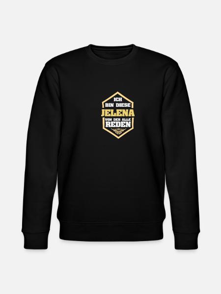 Jelena as a nickname - Stanley/Stella CHANGER Unisex Organic Sweatshirt - black
