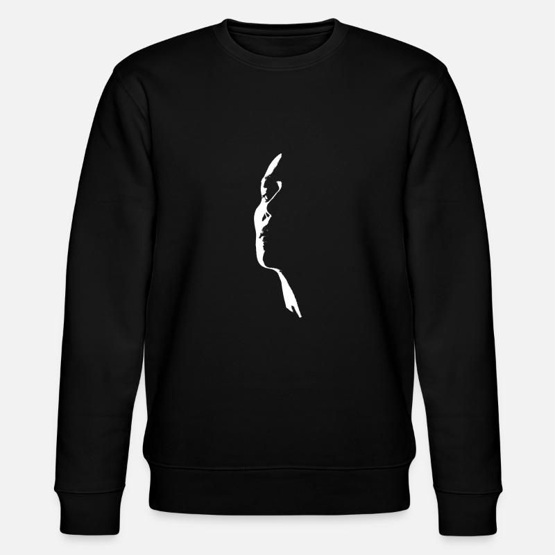 Gesicht - Stanley/Stella Unisex Bio-Sweatshirt CHANGER  - Schwarz