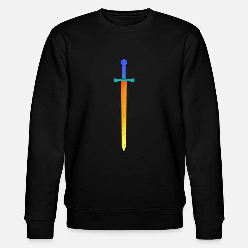 Flame Sword - Magical - Stanley/Stella CHANGER Unisex Organic Sweatshirt - black