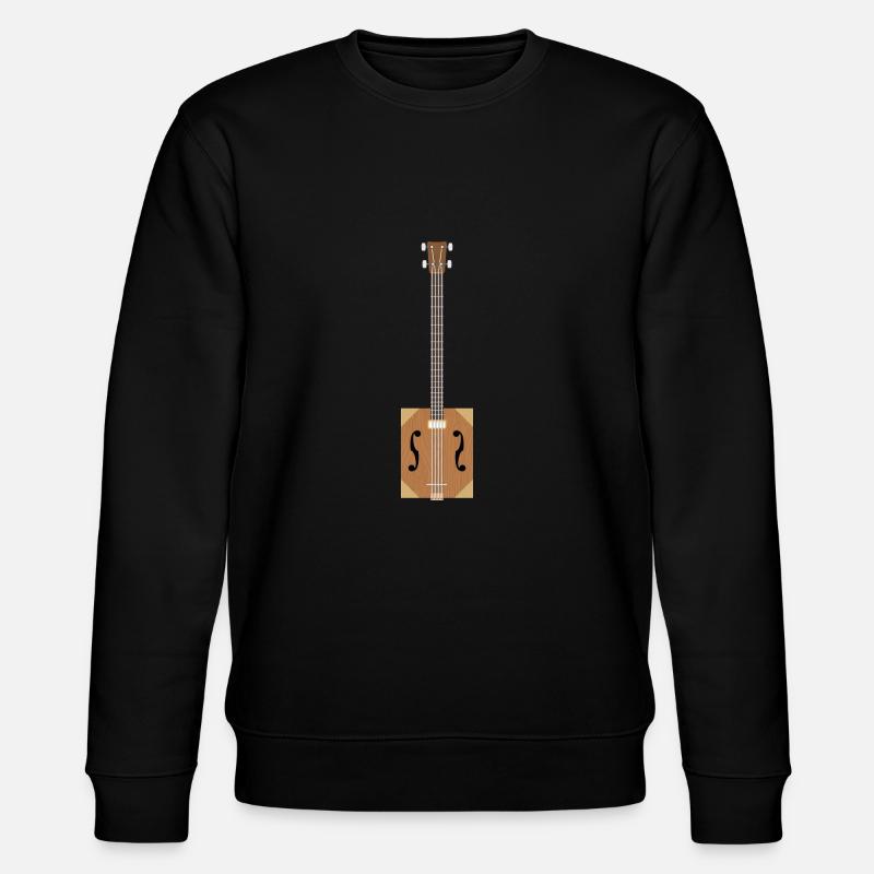 Cigar Box Guitar - Stanley/Stella CHANGER Unisex Organic Sweatshirt - black