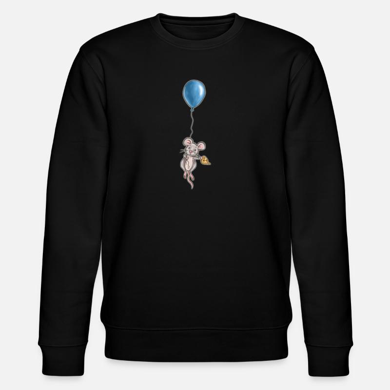 Maus - Stanley/Stella Unisex Bio-Sweatshirt CHANGER  - Schwarz