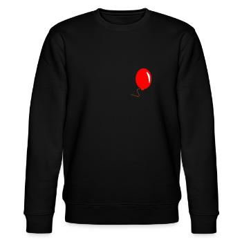 Ballon - Stanley/Stella Unisex Bio-Sweatshirt CHANGER  - Schwarz - Vorne - Nik (191cm) & Marisol (170cm)
