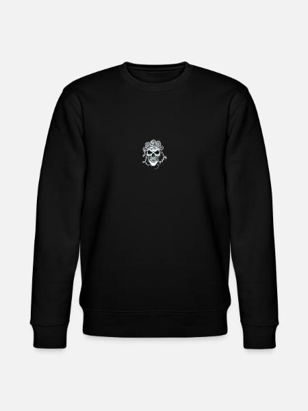 Totenkopf - Stanley/Stella Unisex Bio-Sweatshirt CHANGER - Schwarz