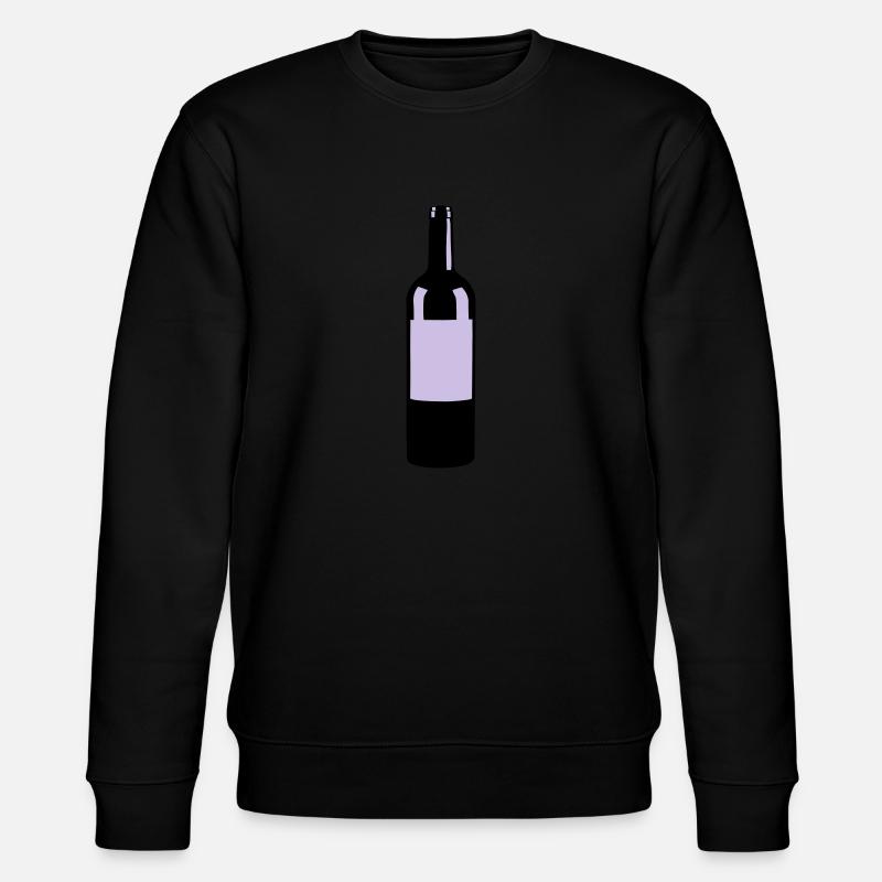Weinfalsche - Stanley/Stella Unisex Bio-Sweatshirt CHANGER  - Schwarz
