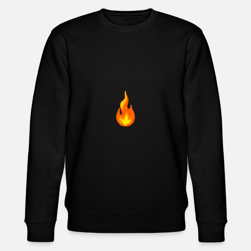 Flamme - Stanley/Stella Unisex Bio-Sweatshirt CHANGER  - Schwarz