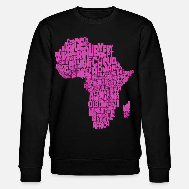 MAMA AFRICA - Sweat bio CHANGER Stanley/Stella Unisexe - noir