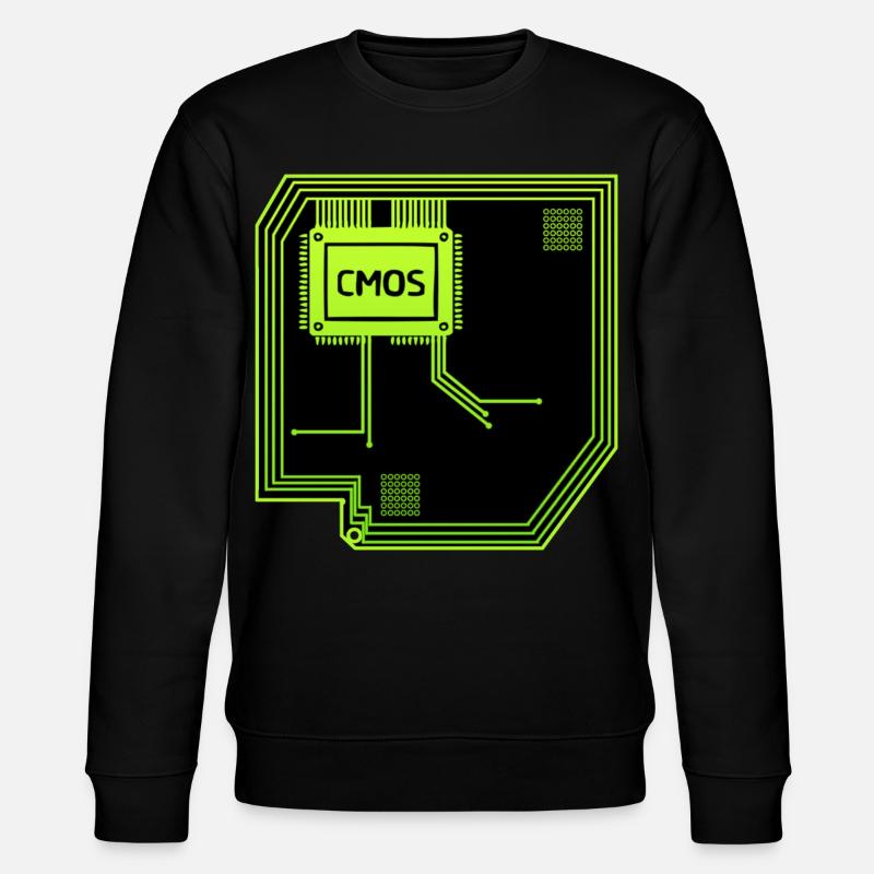 Computerchip Computertechniker - Stanley/Stella Unisex Bio-Sweatshirt CHANGER  - Schwarz