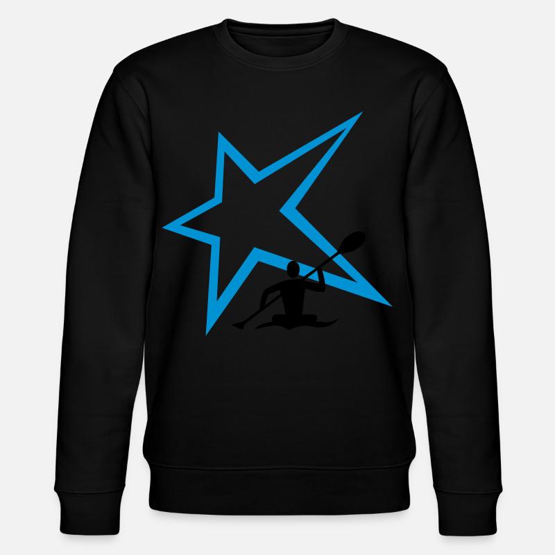 Kanu Stern - Stanley/Stella Unisex Bio-Sweatshirt CHANGER  - Schwarz
