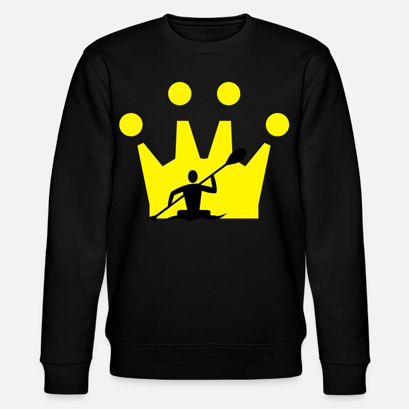 Couronne de canoë - Sweat bio CHANGER Stanley/Stella Unisexe - noir