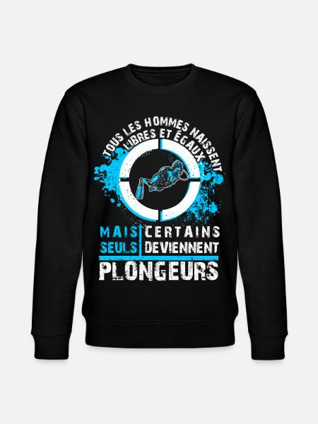 Plongeur libre - Sweat bio CHANGER Stanley/Stella Unisexe - noir