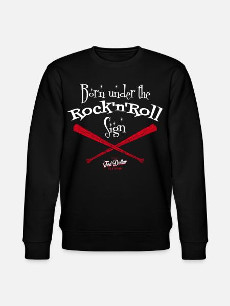 Born under the rock'n'Rol - Stanley/Stella CHANGER Unisex Organic Sweatshirt - black
