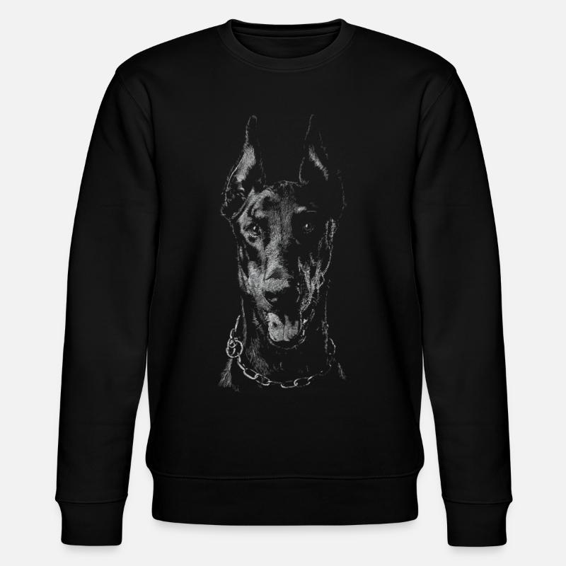 Dobermann - Stanley/Stella Unisex Bio-Sweatshirt CHANGER  - Schwarz