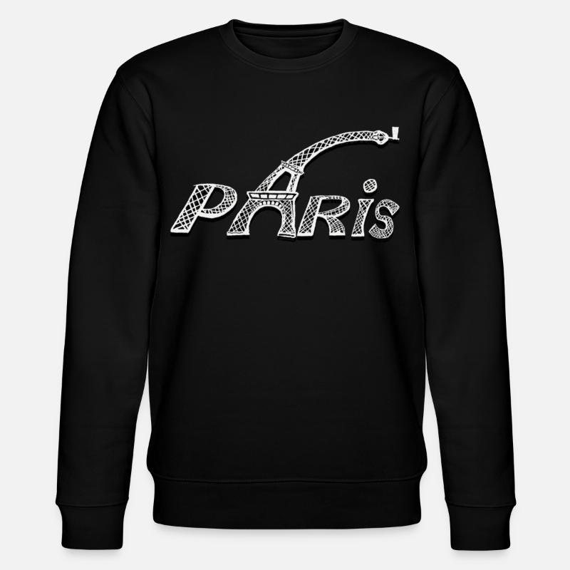 PARIS - Stanley/Stella Unisex Bio-Sweatshirt CHANGER  - Schwarz