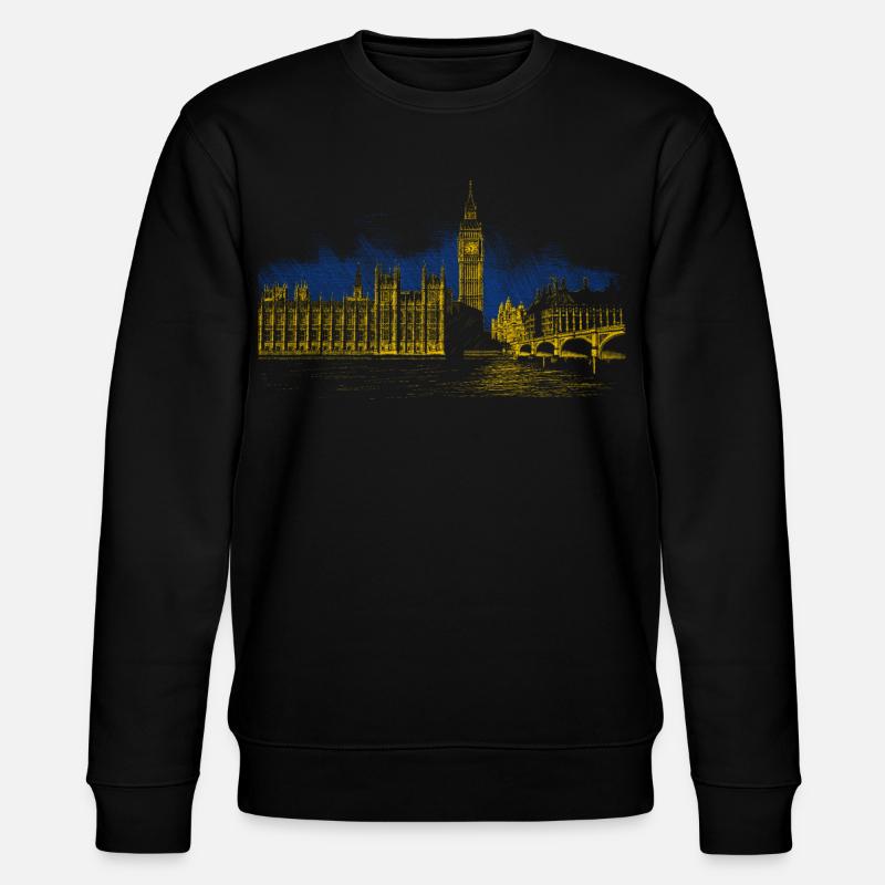 Big Ben - Stanley/Stella Unisex Bio-Sweatshirt CHANGER  - Schwarz