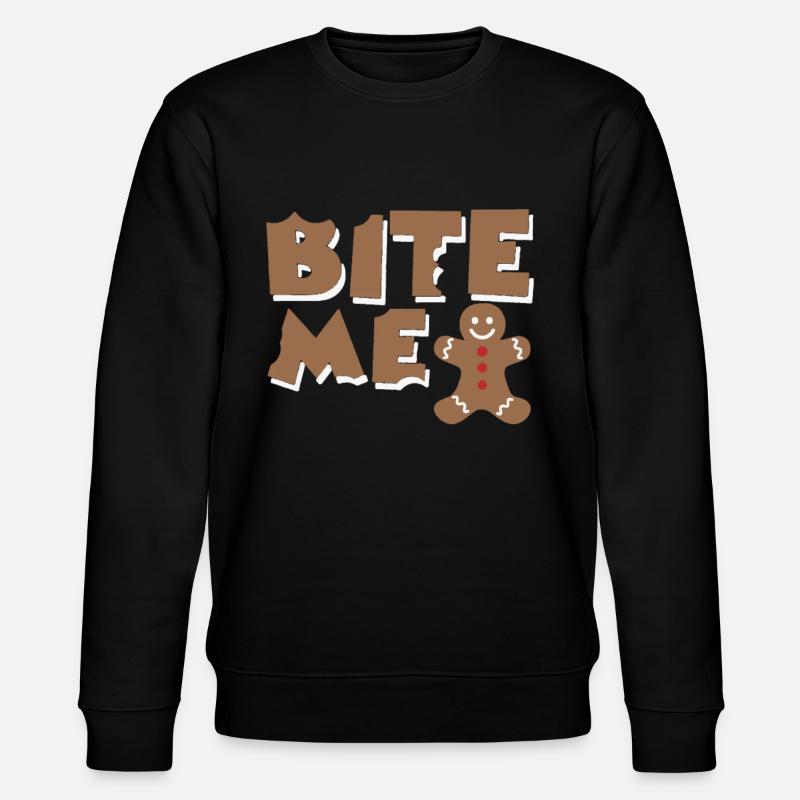 bite me - Stanley/Stella Unisex Bio-Sweatshirt CHANGER - Schwarz