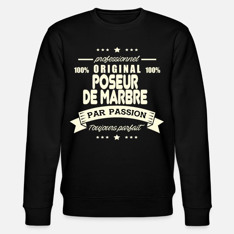 Poseur de marbre Original - Sweat bio CHANGER Stanley/Stella Unisexe - noir