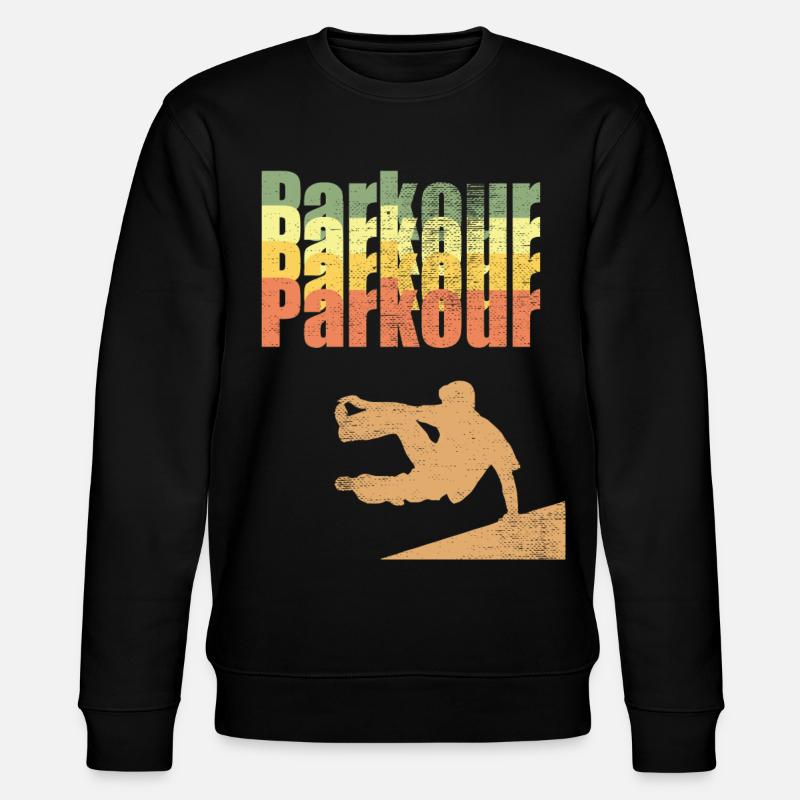 Parkour - Stanley/Stella Unisex Bio-Sweatshirt CHANGER  - Schwarz