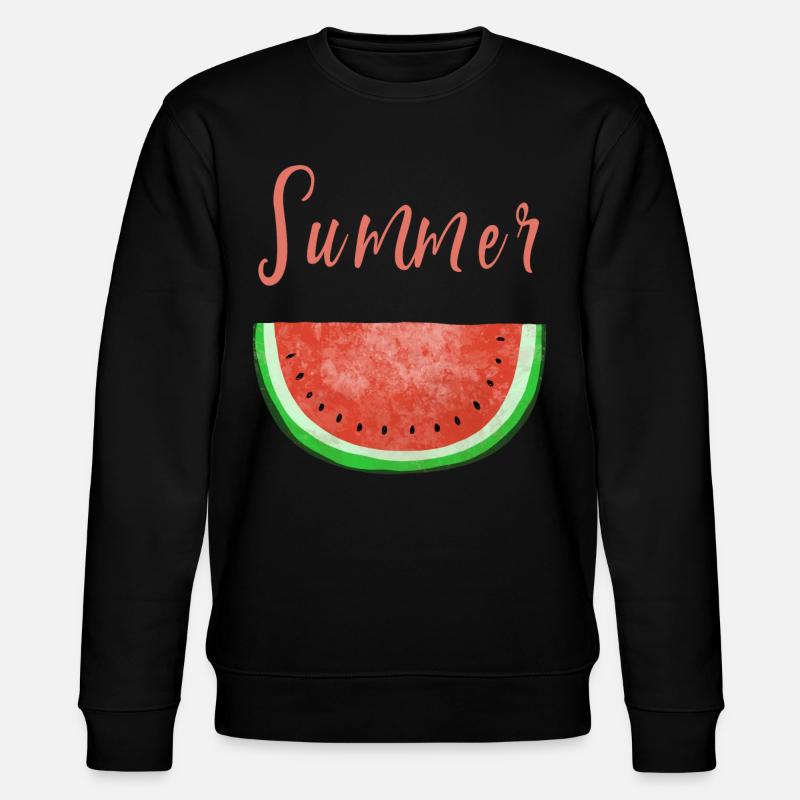 Summertime Melon d'eau - Melon - été - Sweat bio CHANGER Stanley/Stella Unisexe - noir