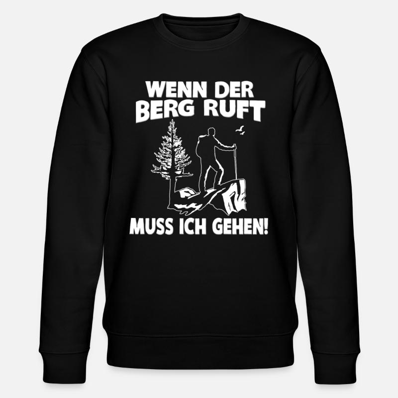 WENN DER BERG RUFT... - Stanley/Stella Unisex Bio-Sweatshirt CHANGER - Schwarz