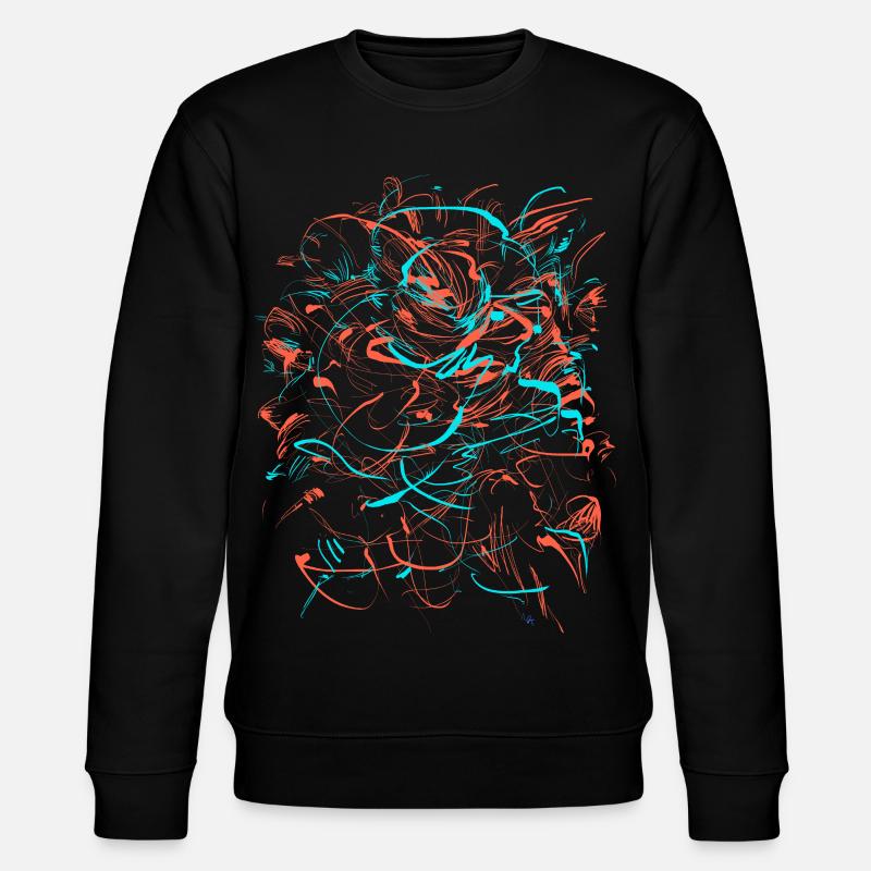 Tartarus / Abstrakt Fantasy - Stanley/Stella Unisex Bio-Sweatshirt CHANGER  - Schwarz