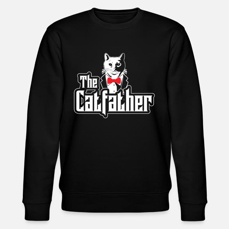 Le Catfather - Conception de chats - Sweat bio CHANGER Stanley/Stella Unisexe - noir