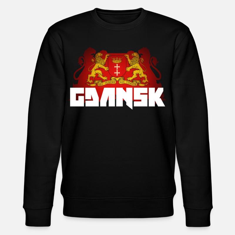 Danzig - Polen - Stanley/Stella Unisex Bio-Sweatshirt CHANGER  - Schwarz