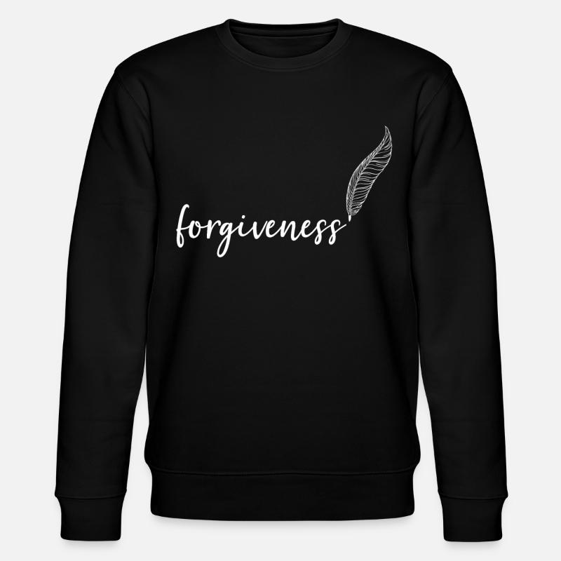 Calligraphie au pardon avec pardon - Sweat bio CHANGER Stanley/Stella Unisexe - noir