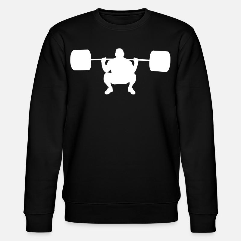 Gewichtheber - Stanley/Stella Unisex Bio-Sweatshirt CHANGER  - Schwarz