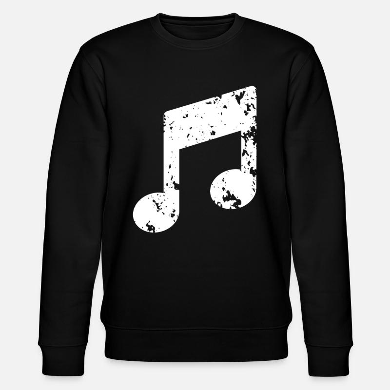 Musik Note - Stanley/Stella Unisex Bio-Sweatshirt CHANGER  - Schwarz