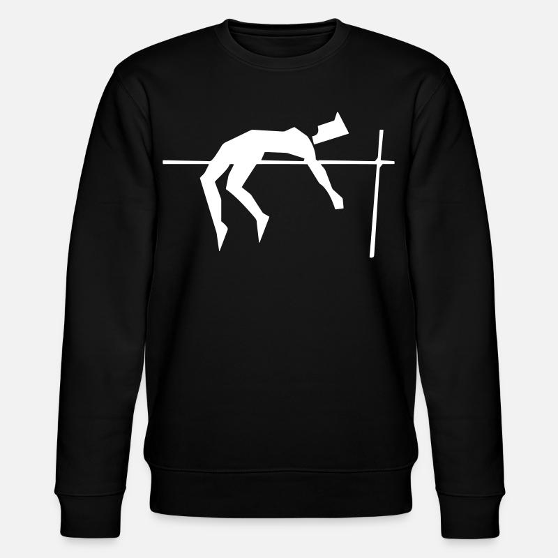 Hochsprung - Stanley/Stella Unisex Bio-Sweatshirt CHANGER  - Schwarz