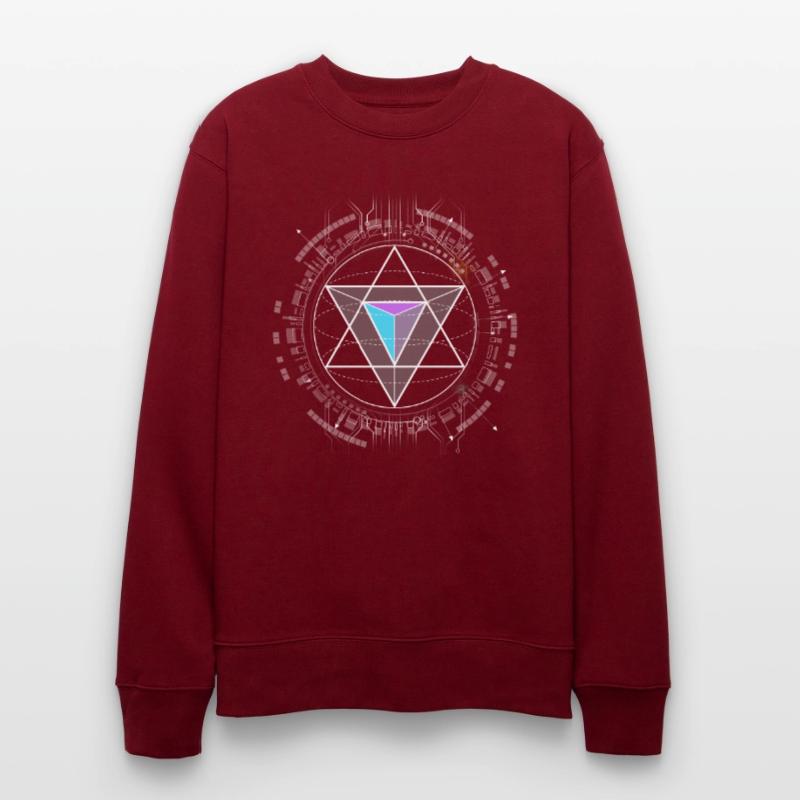 nerd CPU pyramide illuminati game wow hacker code Stanley/Stella Unisex Bio-Sweatshirt CHANGER 