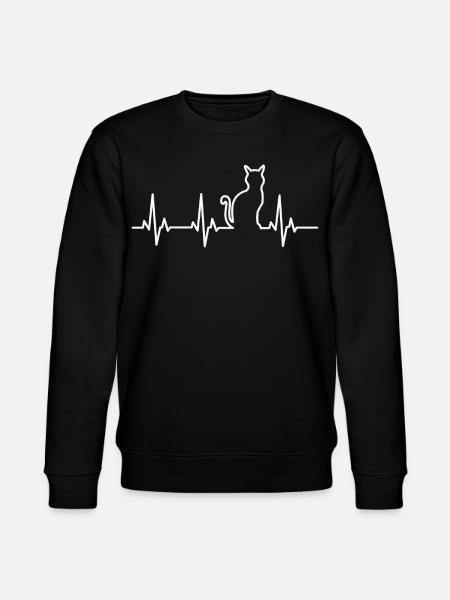 Music for cats - Stanley/Stella CHANGER Unisex Organic Sweatshirt - black
