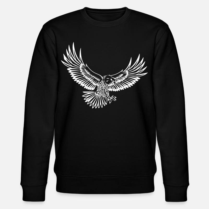 Adler - Stanley/Stella Unisex Bio-Sweatshirt CHANGER  - Schwarz