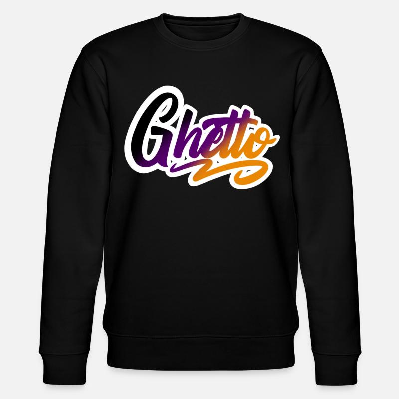 Ghetto - Stanley/Stella Unisex Bio-Sweatshirt CHANGER - Schwarz