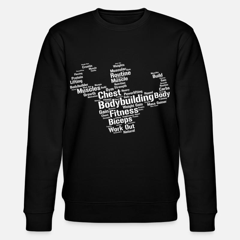 Bodybuilder - Sweat bio CHANGER Stanley/Stella Unisexe - noir