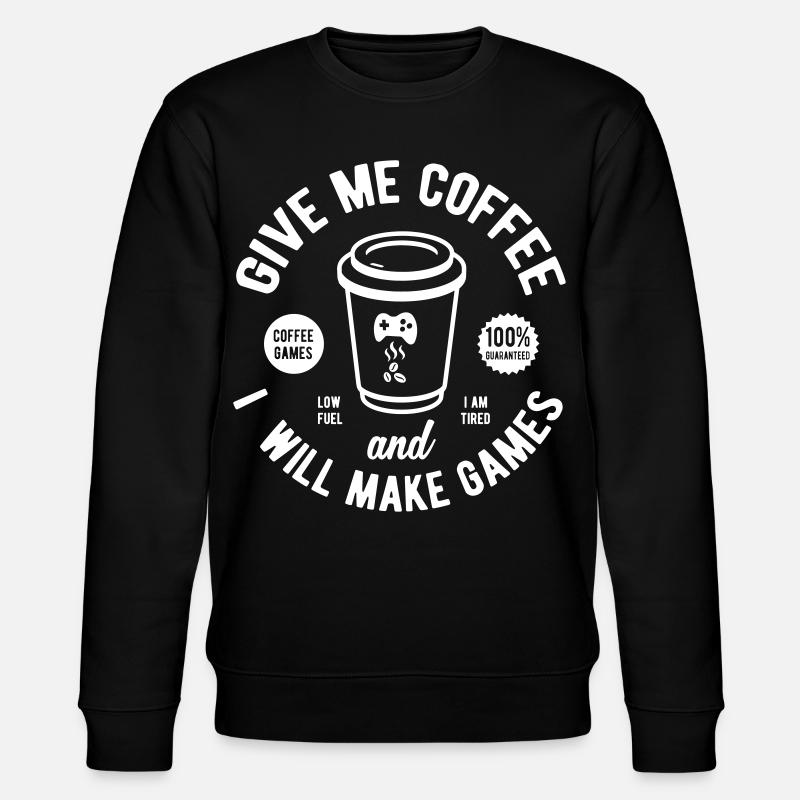 Games developer - Stanley/Stella CHANGER Unisex Organic Sweatshirt - black